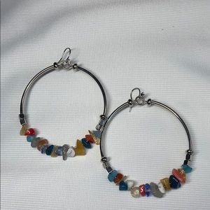 Kenneth Cole colorful stone earrings